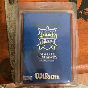 Wilson Blue Seattle Seahawks Golf Ball Set